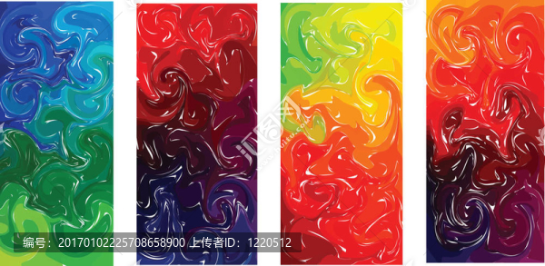 彩色橫幅集