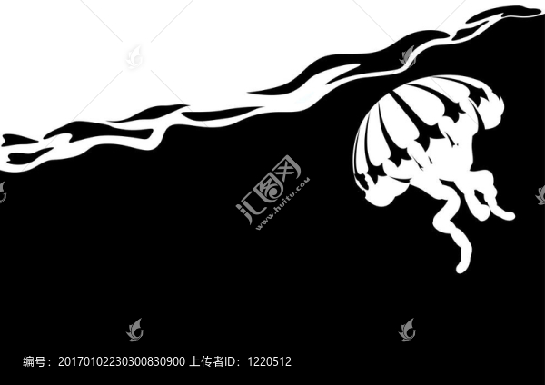 海洋中的海蜇