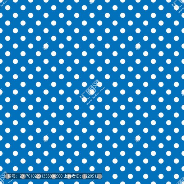 無(wú)縫polkadots；白藍(lán)