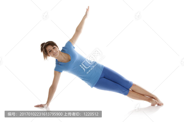 練習(xí)瑜伽的女孩形象