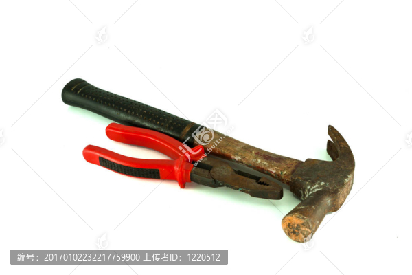 在白色背景上設(shè)置不同的工具