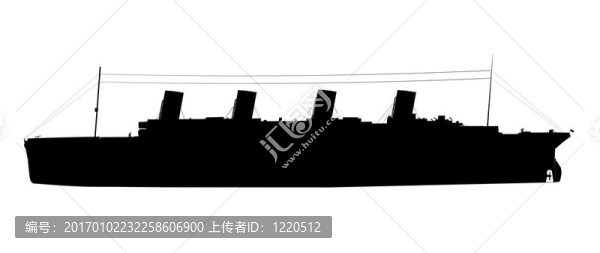 泰坦尼克號(hào)的剪影