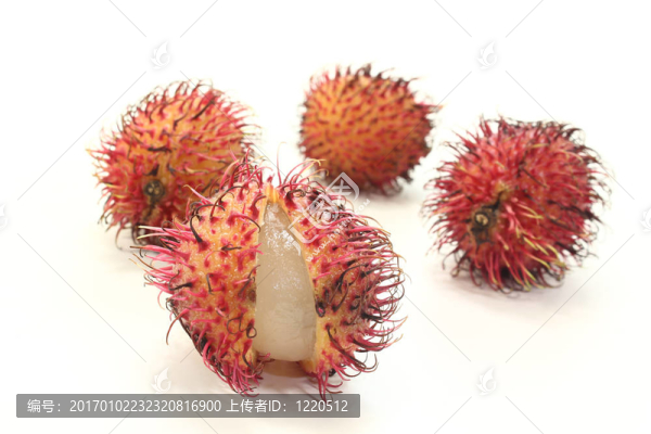 紅色的紅毛丹