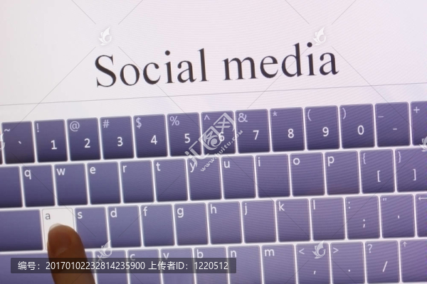 平板上的社群媒體