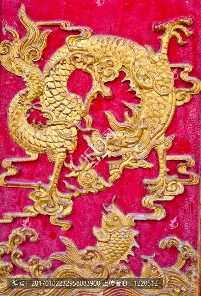 墻上的金龍