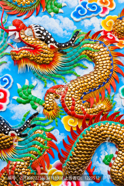 墻上的金龍