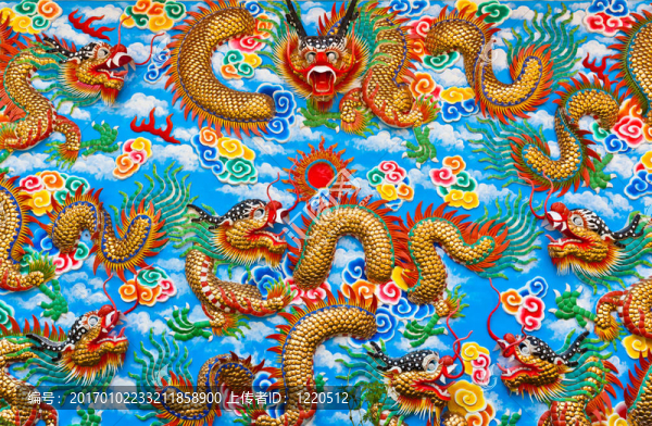 墻上的金龍