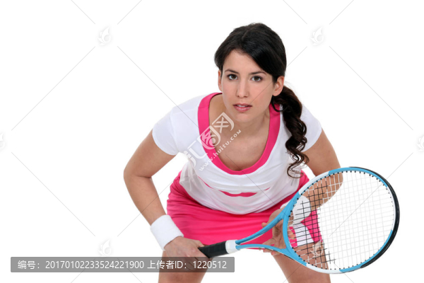 女人打網(wǎng)球