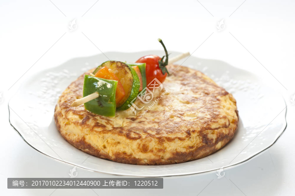 烤蔬菜串煎蛋