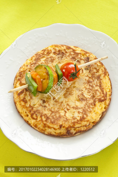 烤蔬菜串煎蛋