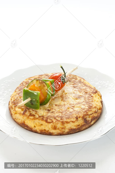 烤蔬菜串煎蛋