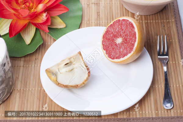 干蘋(píng)果和葡萄柚