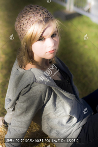 冬季生活的女人