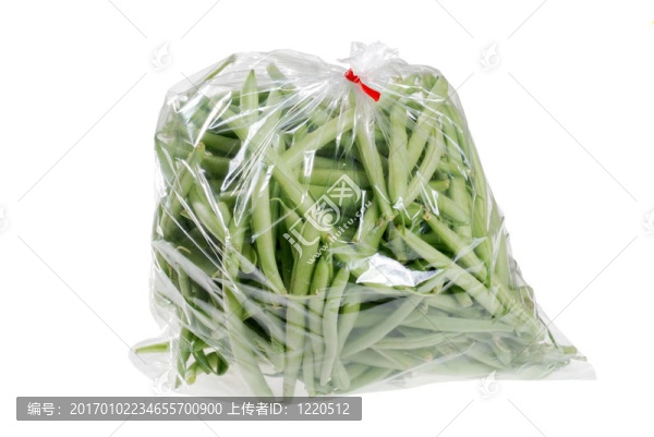 包里的新鮮青豆