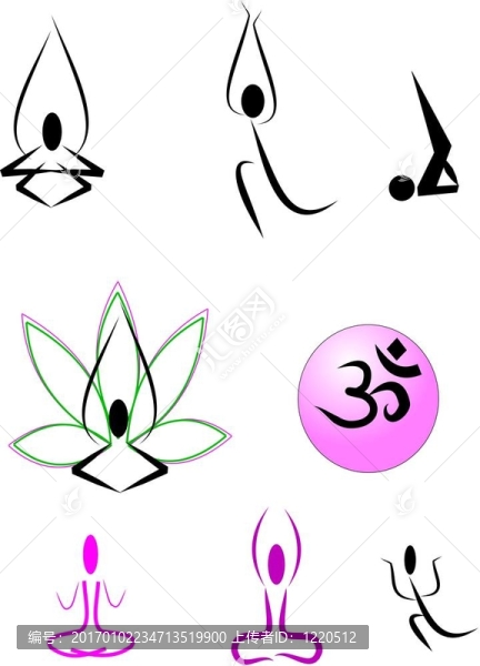 瑜伽的符號