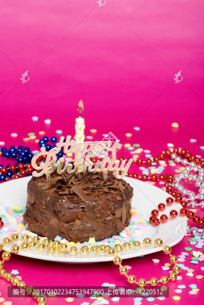 生日快樂巧克力蛋糕