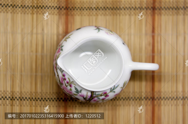 中國在草席的茶杯