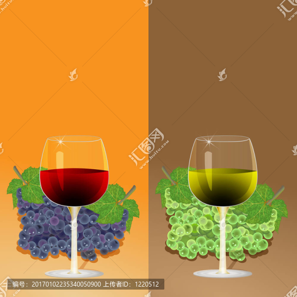 紅白葡萄酒