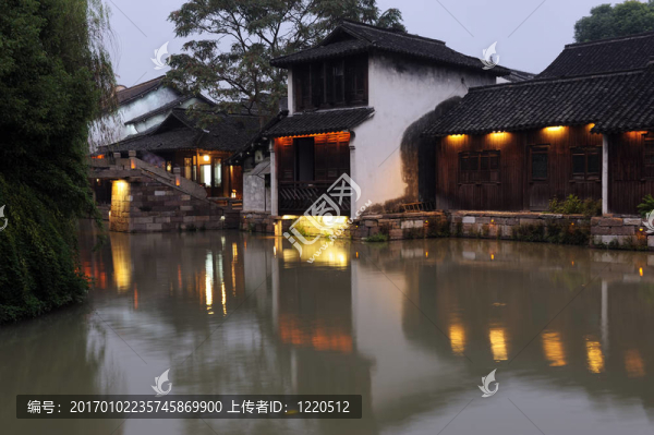 中國建筑夜景