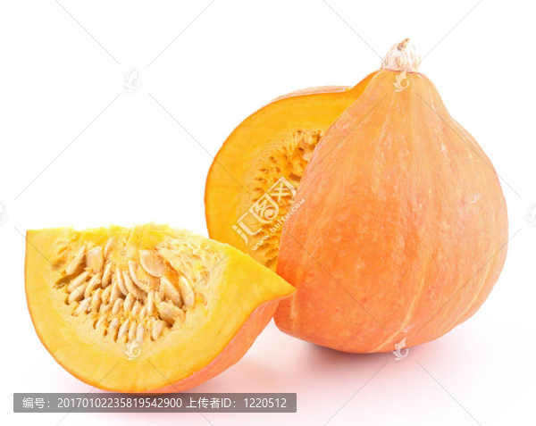 孤立的南瓜