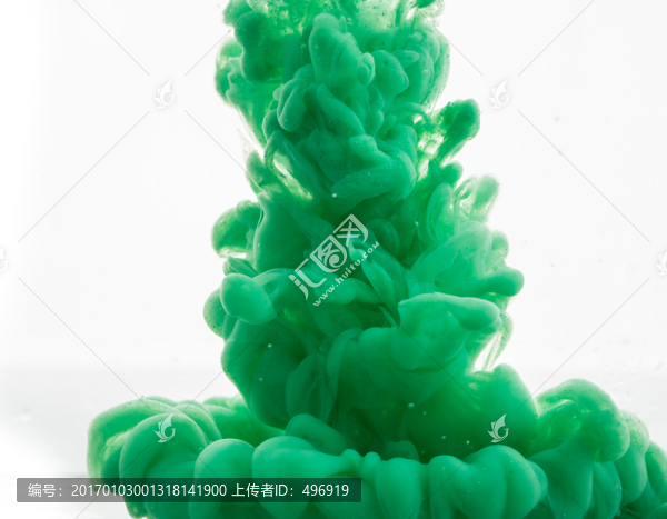 水中的顏料