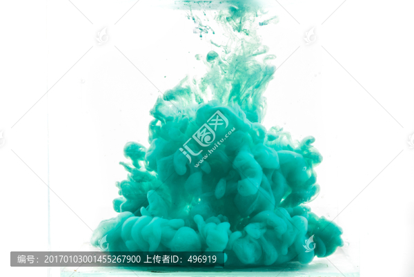 水中的顏料