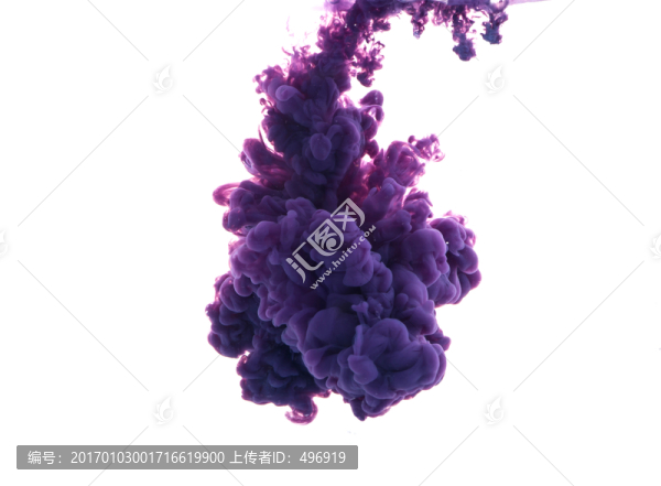 水中的顏料