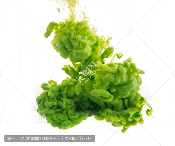 水中的顏料