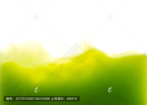 水中的顏料