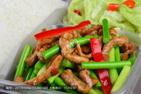 肉絲蒜苗