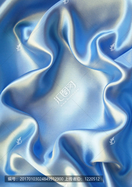 光滑優(yōu)雅的藍色絲綢為背景
