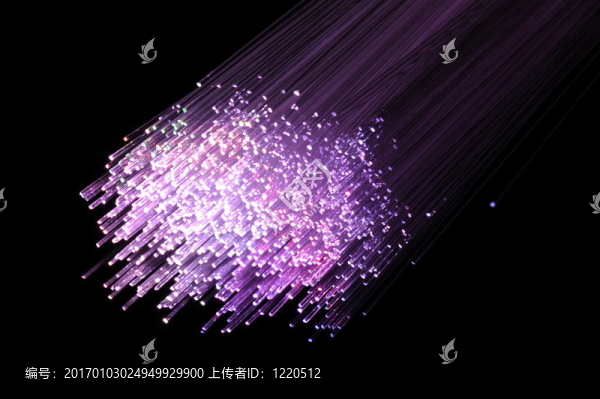 具有細節(jié)和光效的光纖圖像