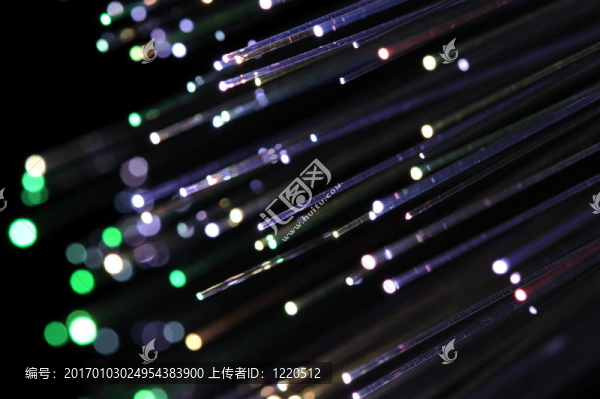具有細(xì)節(jié)和光效的光纖圖像