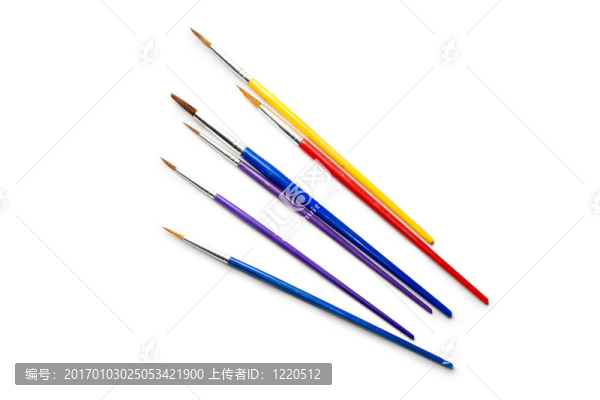 畫(huà)筆白色隔離