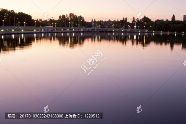 瓦斯卡納湖的夜晚