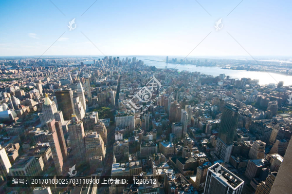 紐約市高摩天大樓全景