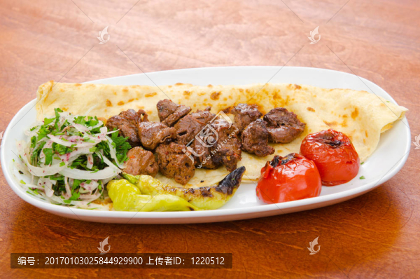 牛肉在板