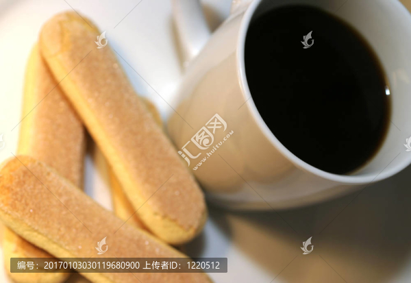 咖啡和餅干
