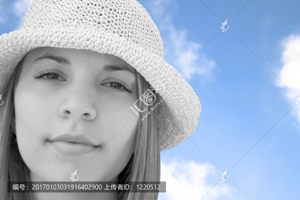 帽子的女人