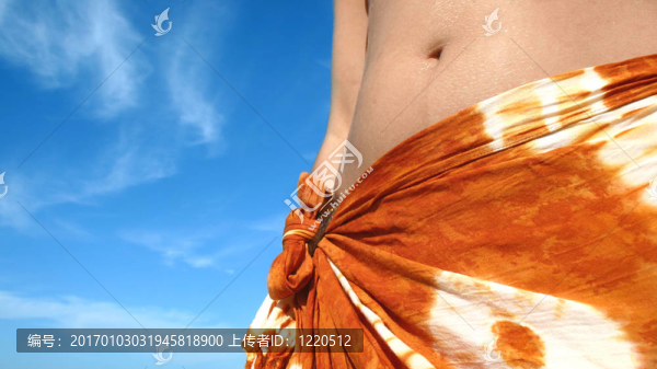 海灘上的女人