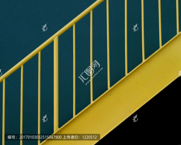 黃色的欄桿