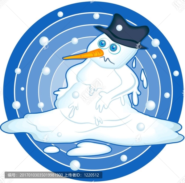 融化的雪人