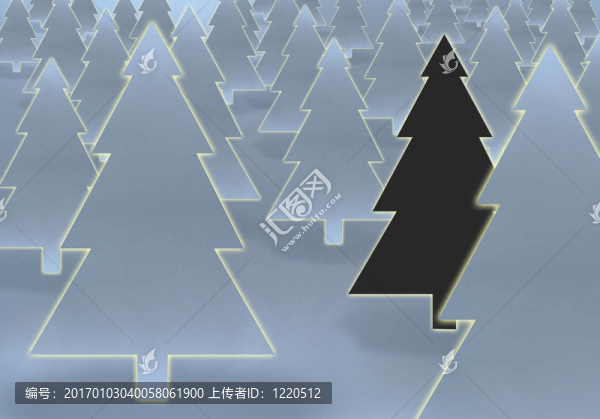 黑色的圣誕樹(shù)