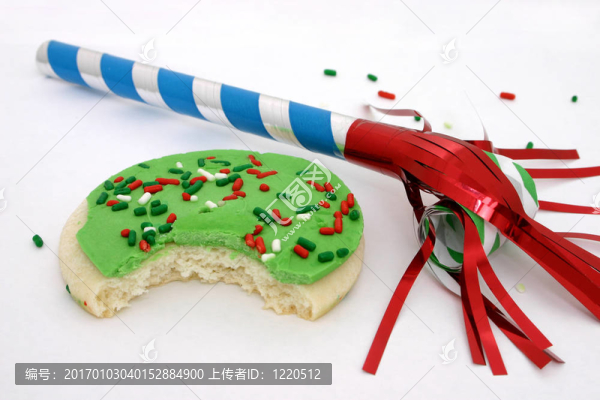 綠色的餅干
