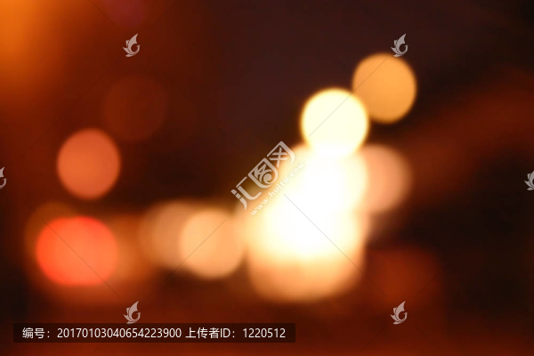 模糊的燈光