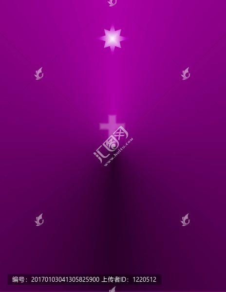 星光穿過紫色