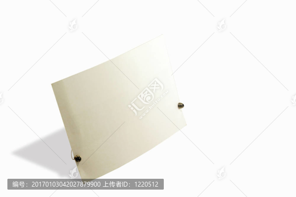 空白的明信片
