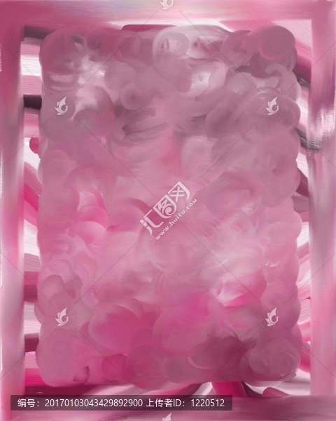 粉紅色的邊框畫