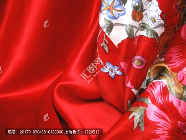 紅色和粉色的