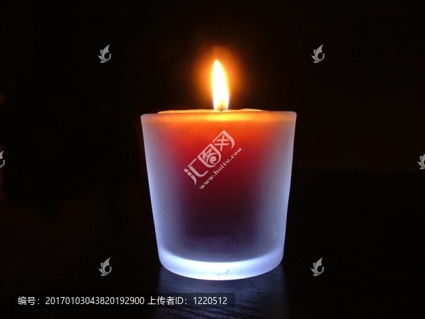 五顏六色的蠟燭